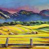Golden Harvest,, 16" x 40", acrylic on gallery canvas