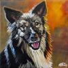Ebby, 12" x 12", acrylic on canvas